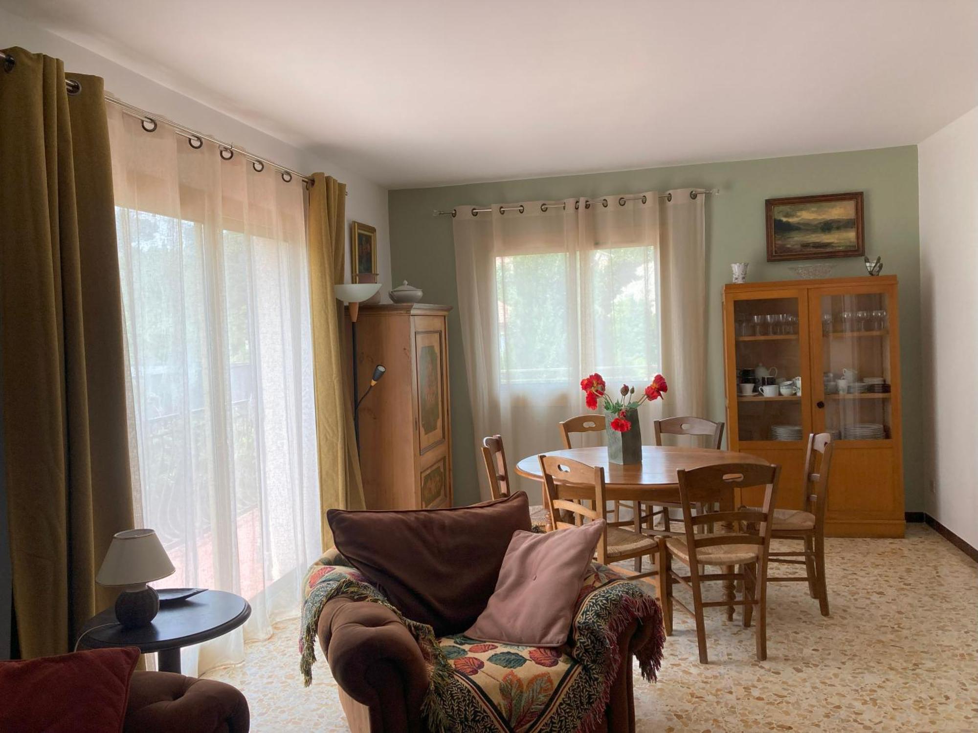 Haut De Villa Avec Terrasse Privative Jardin Et Parking Tout Pres Des Plages 土伦 外观 照片
